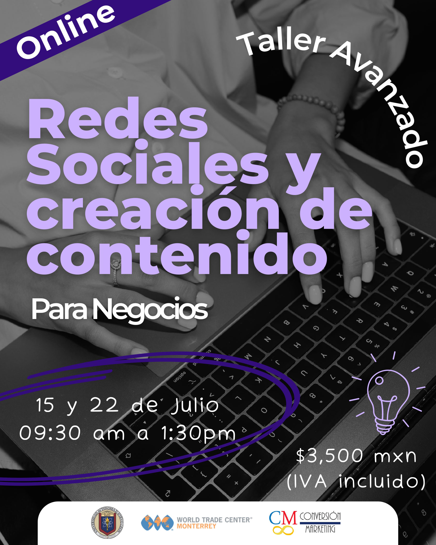 Taller: Redes Sociales y Creación de Contenido para Negocios | AVANZADOS