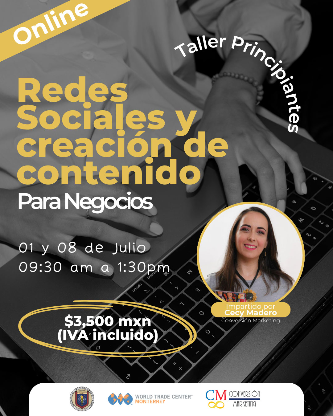 Taller: Redes Sociales y Creación de Contenido para Negocios | Principiantes